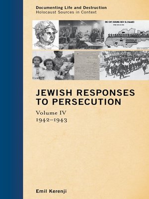 cover image of Jewish Responses to Persecution